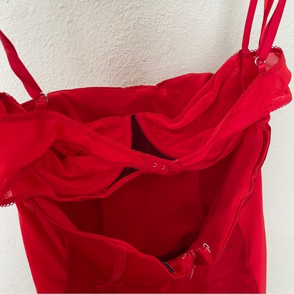 House of CB 'Shani' Red Satin Corset Maxi Dress NWOT size XL - Picture 12 of 17